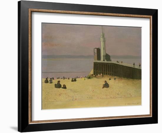 The Jetty at Honfleur, 1920-F?lix Vallotton-Framed Giclee Print