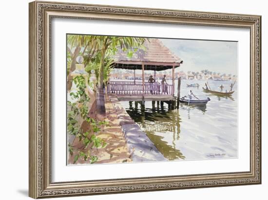 The Jetty, Cochin, 1991-Lucy Willis-Framed Giclee Print