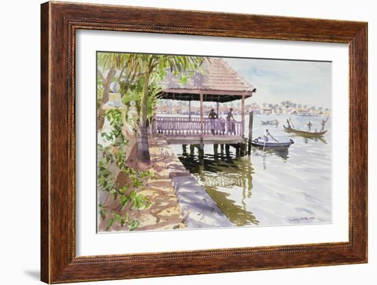 The Jetty, Cochin, 1991-Lucy Willis-Framed Giclee Print