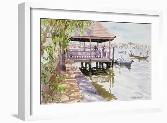 The Jetty, Cochin, 1991-Lucy Willis-Framed Giclee Print