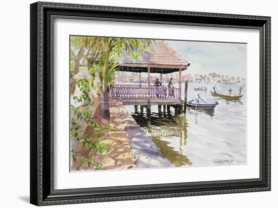 The Jetty, Cochin, 1991-Lucy Willis-Framed Giclee Print