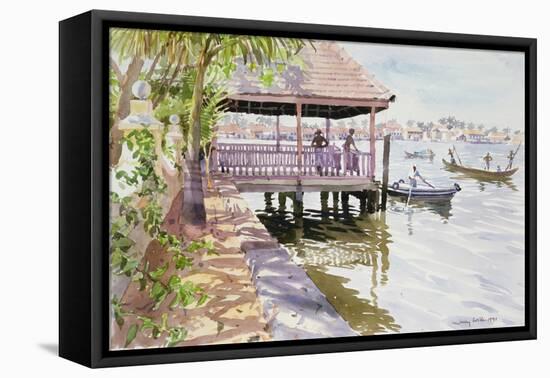 The Jetty, Cochin, 1991-Lucy Willis-Framed Premier Image Canvas