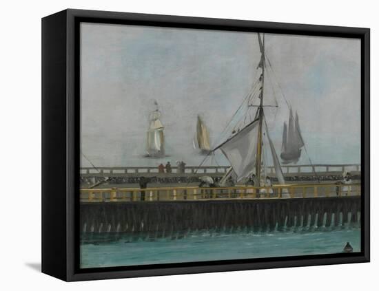 The Jetty of Boulogne-Sur-Mer, 1868-Edouard Manet-Framed Premier Image Canvas