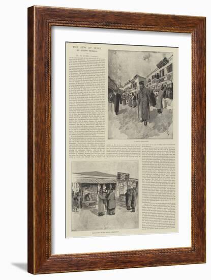 The Jew at Home-Joseph Pennell-Framed Giclee Print