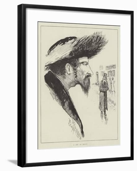 The Jew at Home-Joseph Pennell-Framed Giclee Print