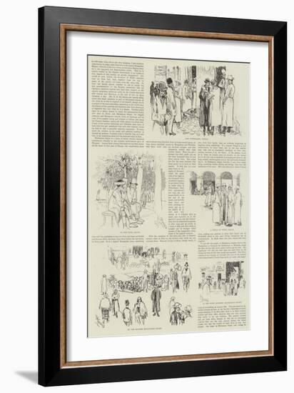 The Jew at Home-Joseph Pennell-Framed Giclee Print