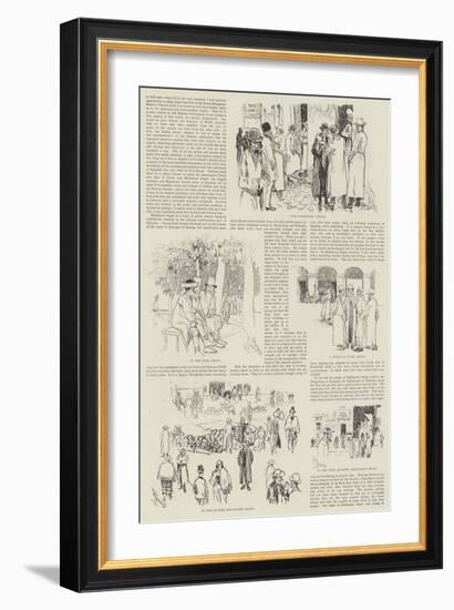 The Jew at Home-Joseph Pennell-Framed Giclee Print