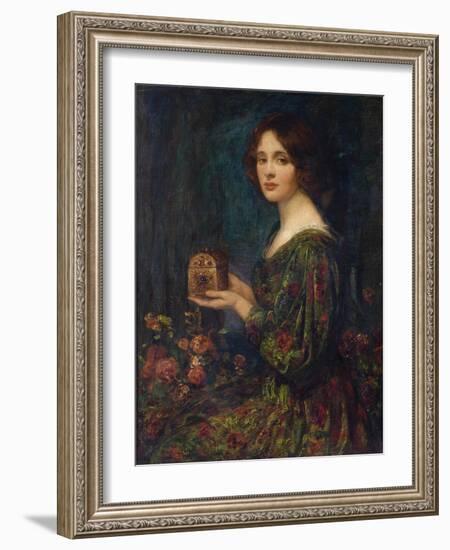 The Jewelled Casket-Thomas Edwin Mostyn-Framed Giclee Print