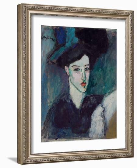 The Jewess; La Juive, c.1907-1908-Amedeo Modigliani-Framed Giclee Print