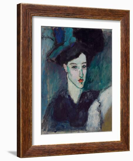 The Jewess; La Juive, c.1907-1908-Amedeo Modigliani-Framed Giclee Print