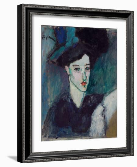 The Jewess; La Juive, c.1907-1908-Amedeo Modigliani-Framed Giclee Print