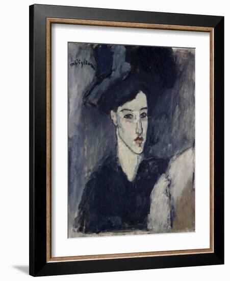 The Jewess-Amedeo Modigliani-Framed Giclee Print