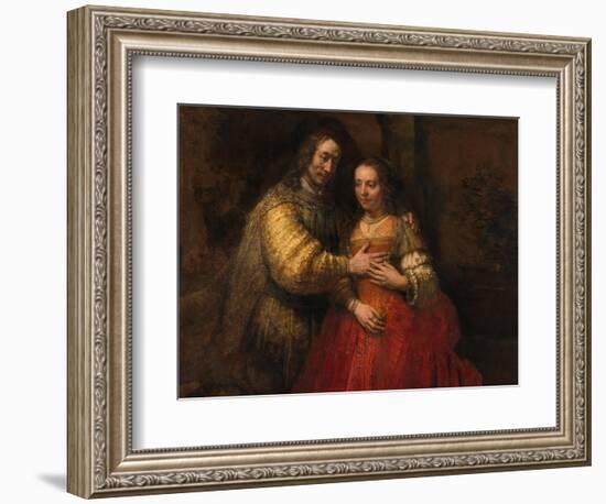 The Jewish Bride, 1666-1669-Rembrandt van Rijn-Framed Giclee Print