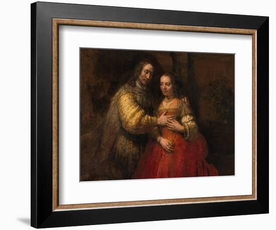 The Jewish Bride, 1666-1669-Rembrandt van Rijn-Framed Giclee Print