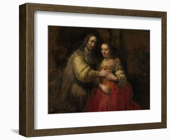 The Jewish Bride, C.1667-Rembrandt van Rijn-Framed Giclee Print