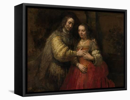 The Jewish Bride, C.1667-Rembrandt van Rijn-Framed Premier Image Canvas