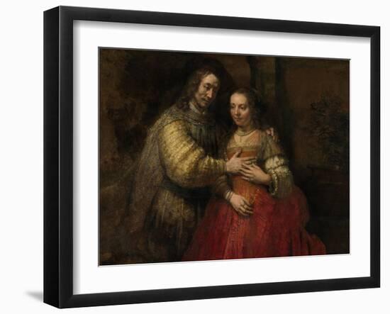 The Jewish Bride, C.1667-Rembrandt van Rijn-Framed Giclee Print