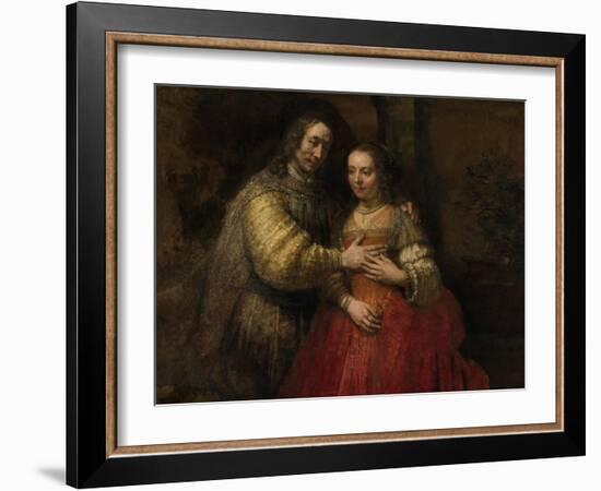 The Jewish Bride, C.1667-Rembrandt van Rijn-Framed Giclee Print