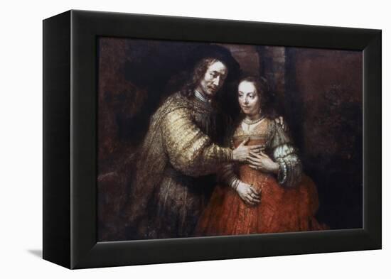 The Jewish Bride, (The Loving Couple), 1667-Rembrandt van Rijn-Framed Premier Image Canvas