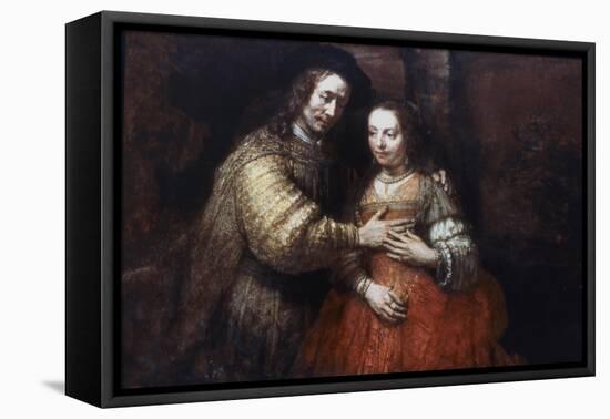 The Jewish Bride, (The Loving Couple), 1667-Rembrandt van Rijn-Framed Premier Image Canvas