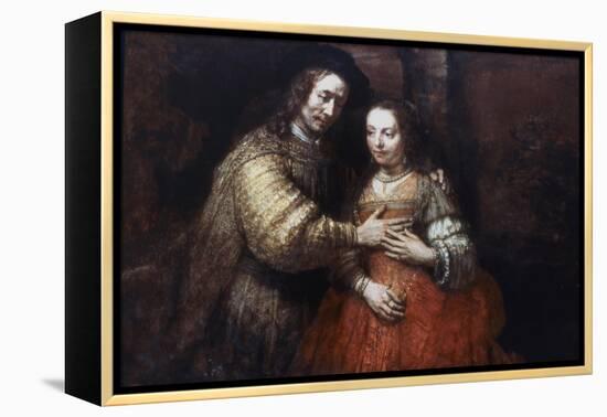 The Jewish Bride, (The Loving Couple), 1667-Rembrandt van Rijn-Framed Premier Image Canvas