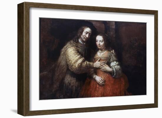 The Jewish Bride, (The Loving Couple), 1667-Rembrandt van Rijn-Framed Giclee Print