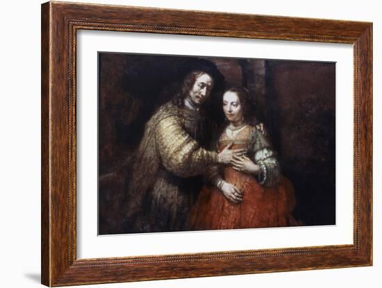 The Jewish Bride, (The Loving Couple), 1667-Rembrandt van Rijn-Framed Giclee Print