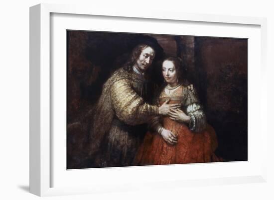 The Jewish Bride, (The Loving Couple), 1667-Rembrandt van Rijn-Framed Giclee Print