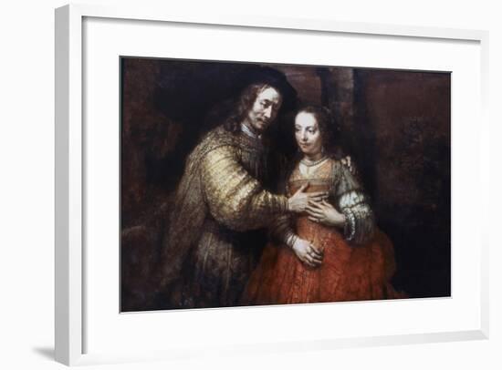 The Jewish Bride, (The Loving Couple), 1667-Rembrandt van Rijn-Framed Giclee Print