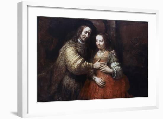 The Jewish Bride, (The Loving Couple), 1667-Rembrandt van Rijn-Framed Giclee Print