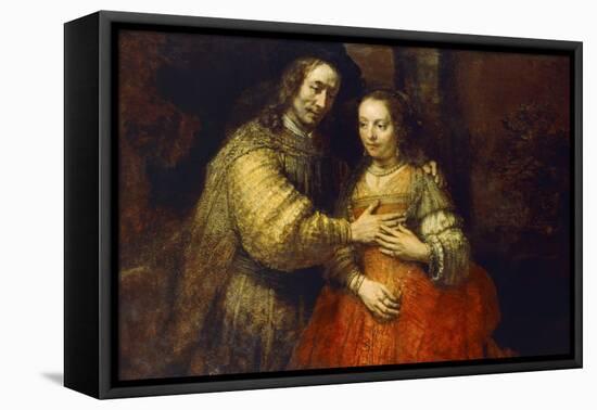 The Jewish Bride-Rembrandt van Rijn-Framed Premier Image Canvas