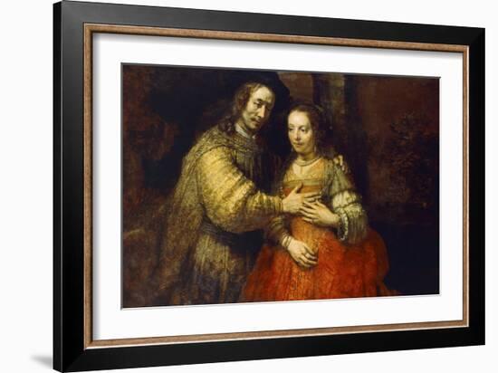 The Jewish Bride-Rembrandt van Rijn-Framed Giclee Print