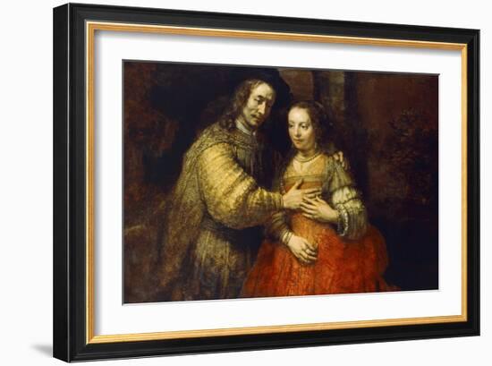 The Jewish Bride-Rembrandt van Rijn-Framed Giclee Print