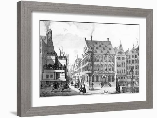 The Jewish District-Karl Remshard-Framed Giclee Print