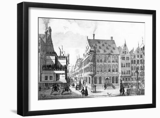 The Jewish District-Karl Remshard-Framed Giclee Print