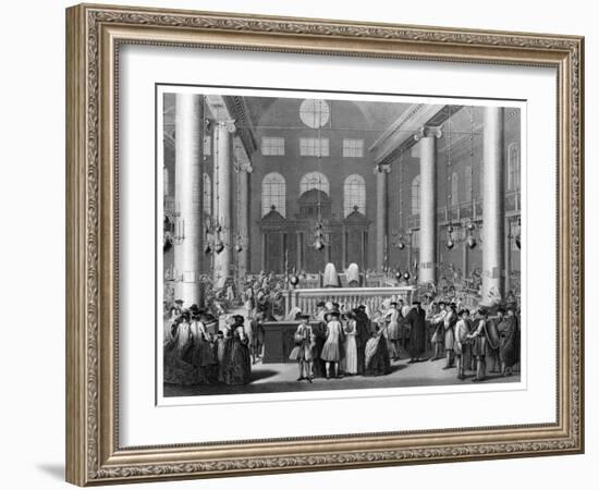 The Jewish Feast of Purim or Cots, 1712-James Gardner-Framed Giclee Print