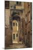 The Jewish Ghetto in Rovigo, by Giovanni Biasin-null-Mounted Giclee Print