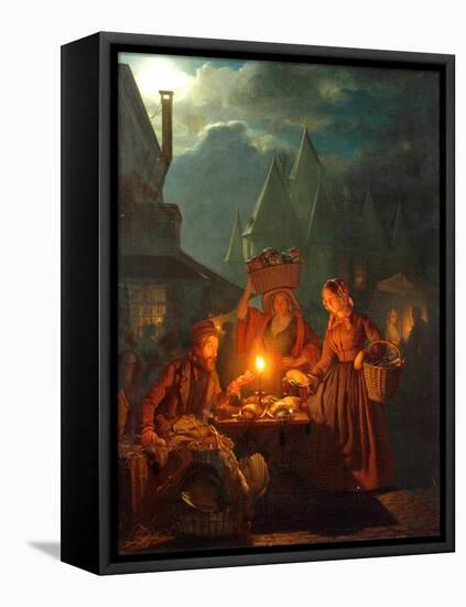 The Jews Market, 1852-Petrus van Schendel-Framed Premier Image Canvas