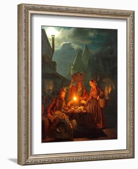 The Jews Market, 1852-Petrus van Schendel-Framed Giclee Print