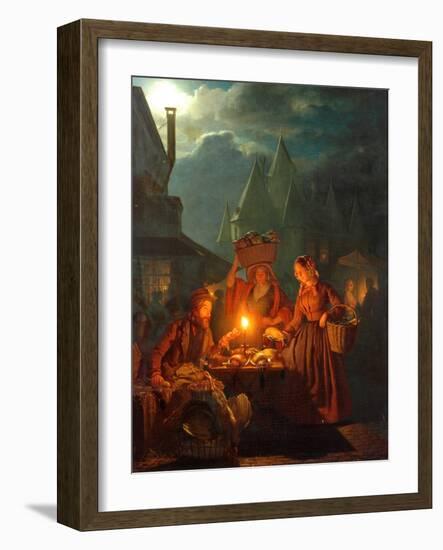 The Jews Market, 1852-Petrus van Schendel-Framed Giclee Print