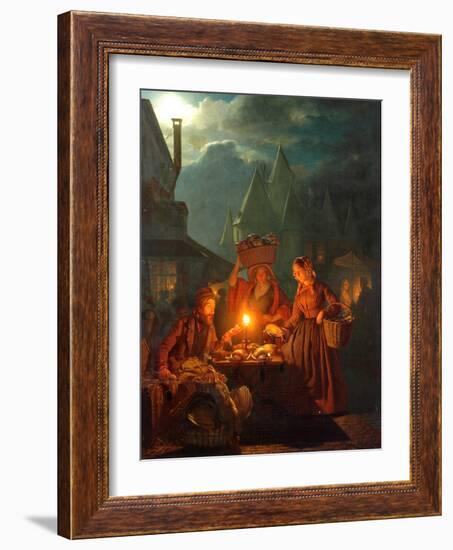 The Jews Market, 1852-Petrus van Schendel-Framed Giclee Print