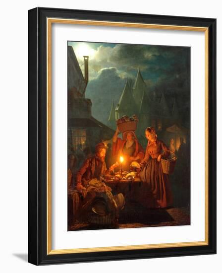 The Jews Market, 1852-Petrus van Schendel-Framed Giclee Print