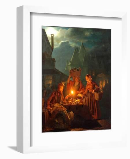 The Jews Market, 1852-Petrus van Schendel-Framed Giclee Print