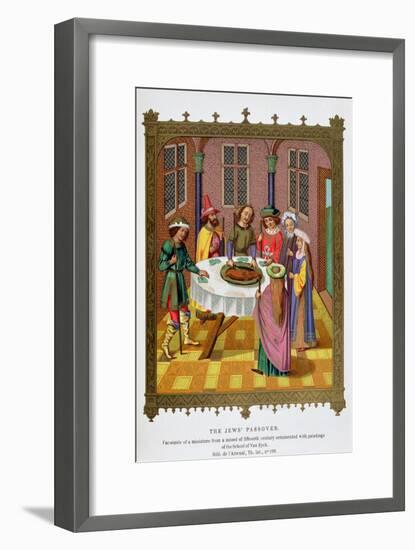 'The Jews' Passover', 15th century-Unknown-Framed Giclee Print