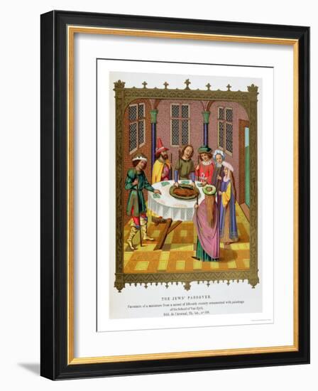 The Jews' Passover, Facsimile of a 15th Century Missal Ornamented with Paintings-Jan van Eyck-Framed Giclee Print