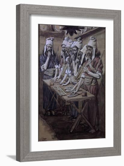 The Jews' Passover-James Tissot-Framed Giclee Print