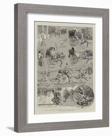 The Jinricksha Question, One of the Possible Disadvantages-null-Framed Giclee Print