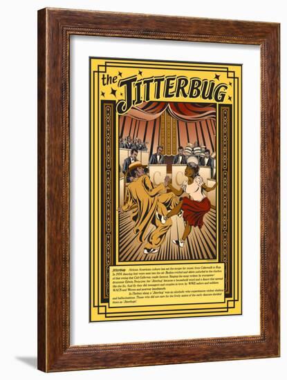 The Jitterbug-Wilbur Pierce-Framed Art Print