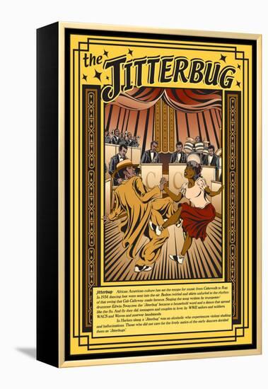 The Jitterbug-Wilbur Pierce-Framed Stretched Canvas