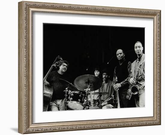 The Jj Johnson Quintet at the Hertfordshire Jazz Festival, St Albans Arena, 4 May 1993: Rufus Reid-Denis Williams-Framed Photographic Print